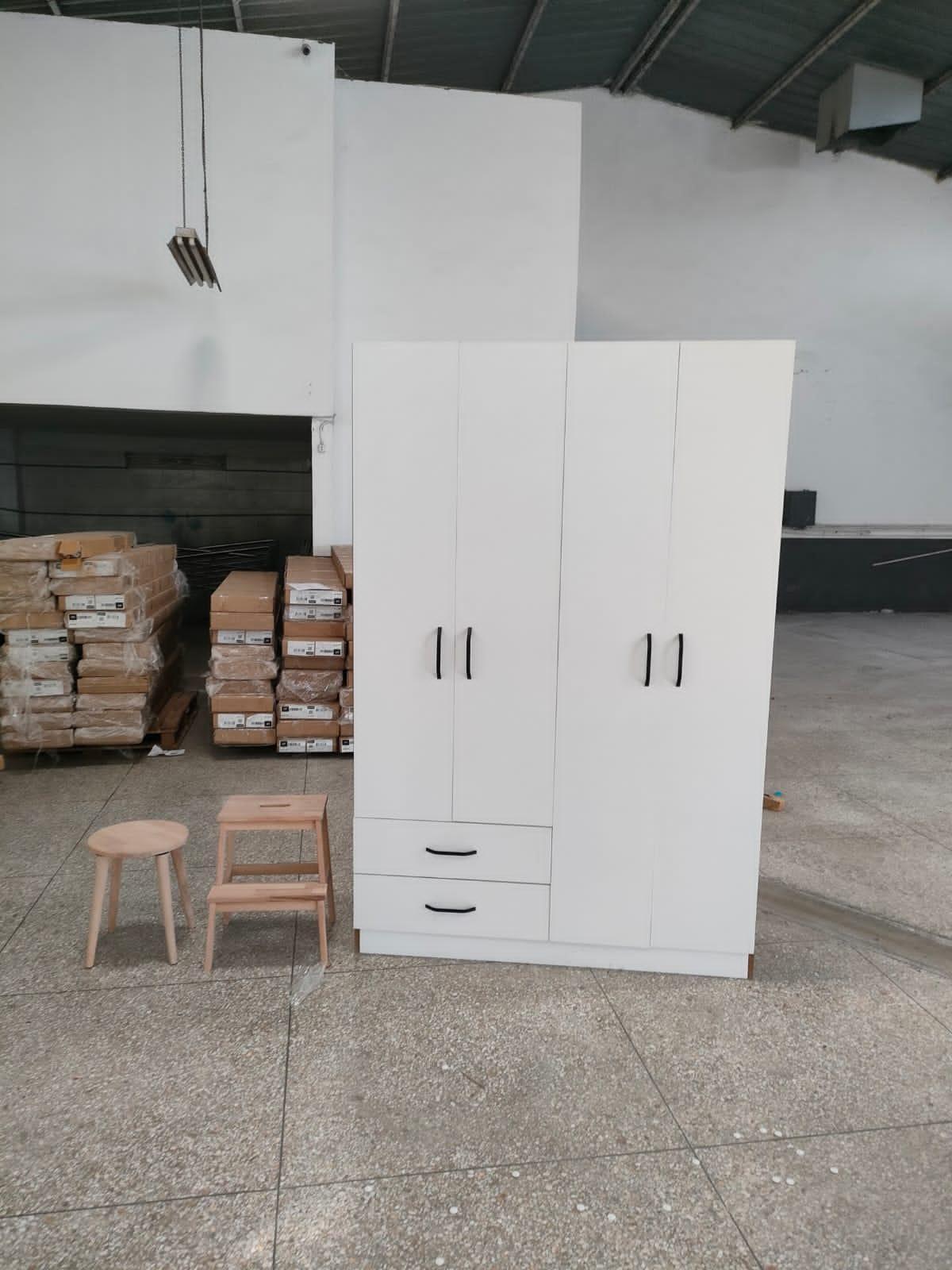 Armoire 4 portes 2 tiroirs - GLORY - MEILLEUR VENTE - Image 3