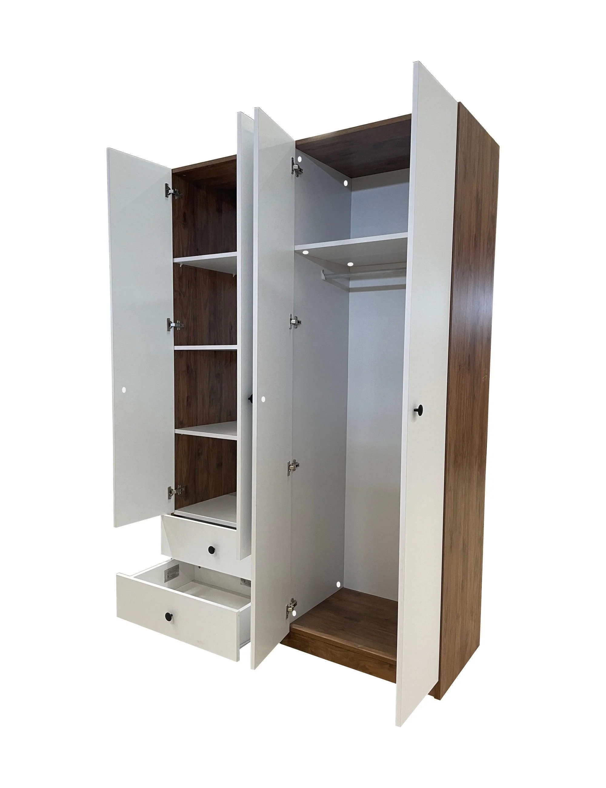 Armoire 4 portes 2 tiroirs - GLORY - MEILLEUR VENTE - Image 6