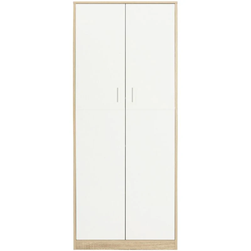 Armoire Viva Chêne et Blanc - 190cm - Image 4