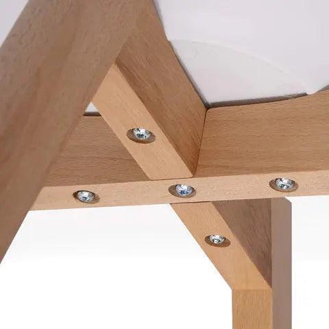 Chaise JASMIN - Assise Polystyrène - Pied bois de Hêtre - Image 3