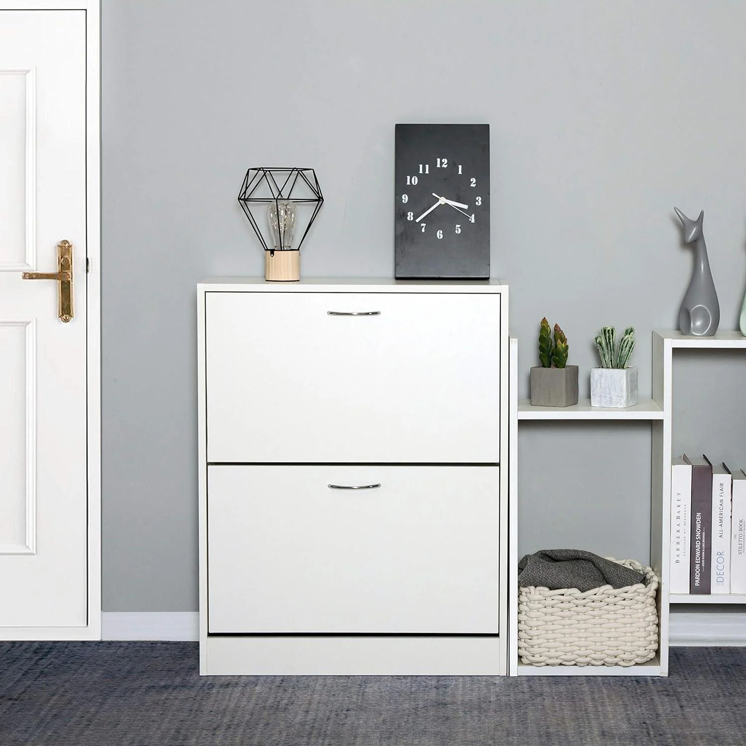 DIVAS- Meuble À Chaussures Blanc - Image 3