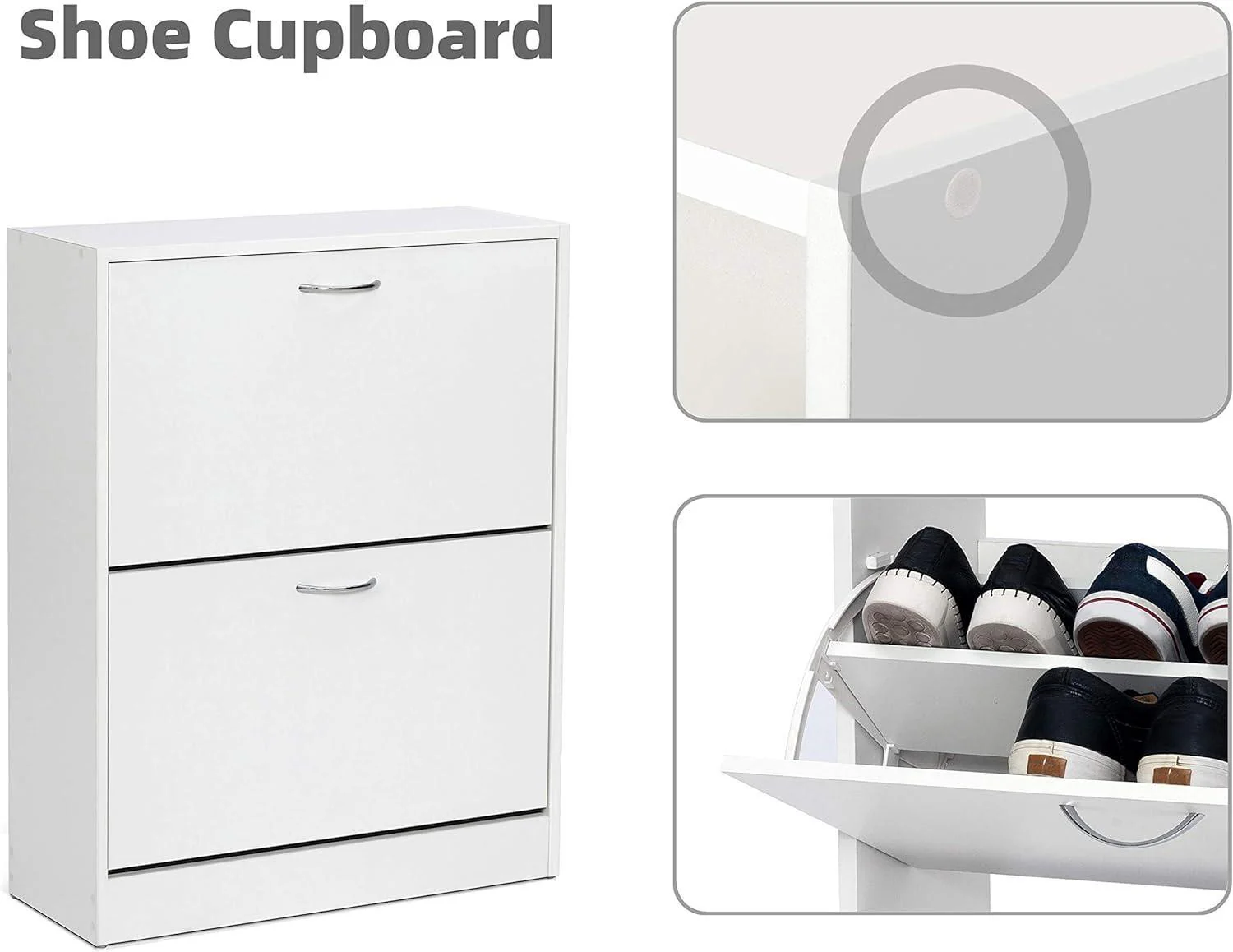 DIVAS- Meuble À Chaussures Blanc - Image 4