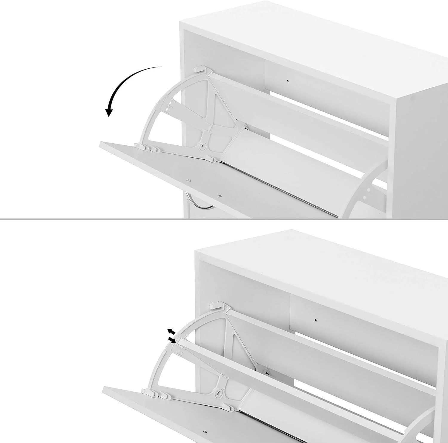 DIVAS- Meuble À Chaussures Blanc - Image 7