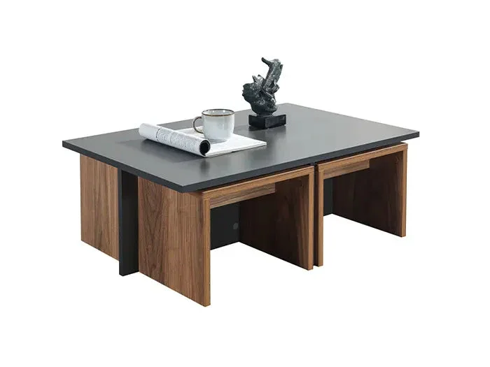 Ensemble Meuble TV+ Table basse + 2 tables d'appoint - Image 5