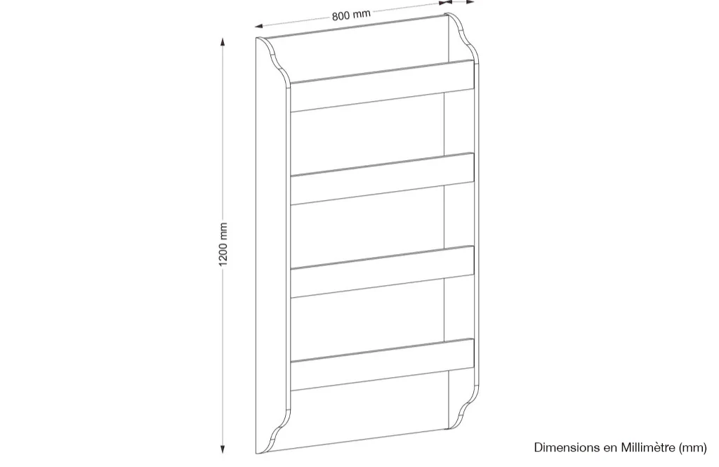 Étagère Biblio enfants AMARD - Blanc - Image 5