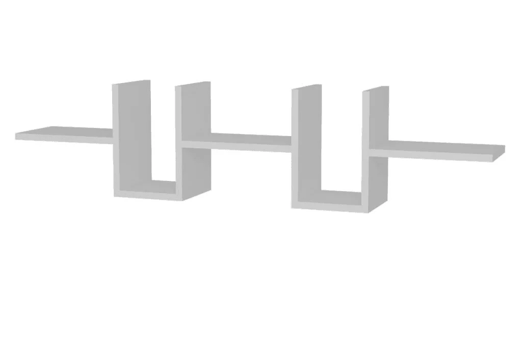 Étagère Murale ALONZA - Blanc - Image 3