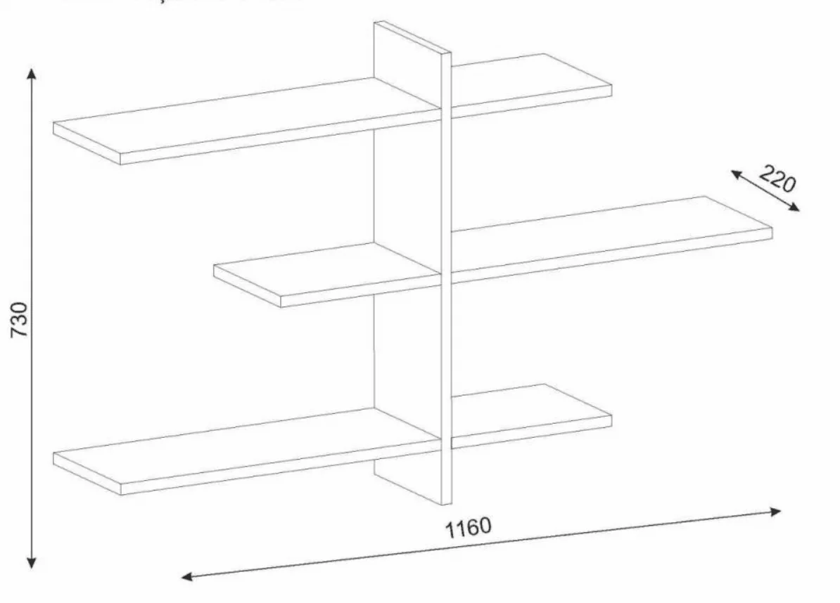 Étagères AMENTES Blanc - Décoration et Ameublement d'intérieur - Image 3