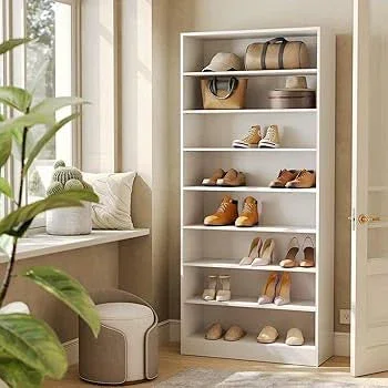 Meuble a chaussure avec Etagere NERMINE 170-180 cm - 4 a 7 Etagère - Image 5