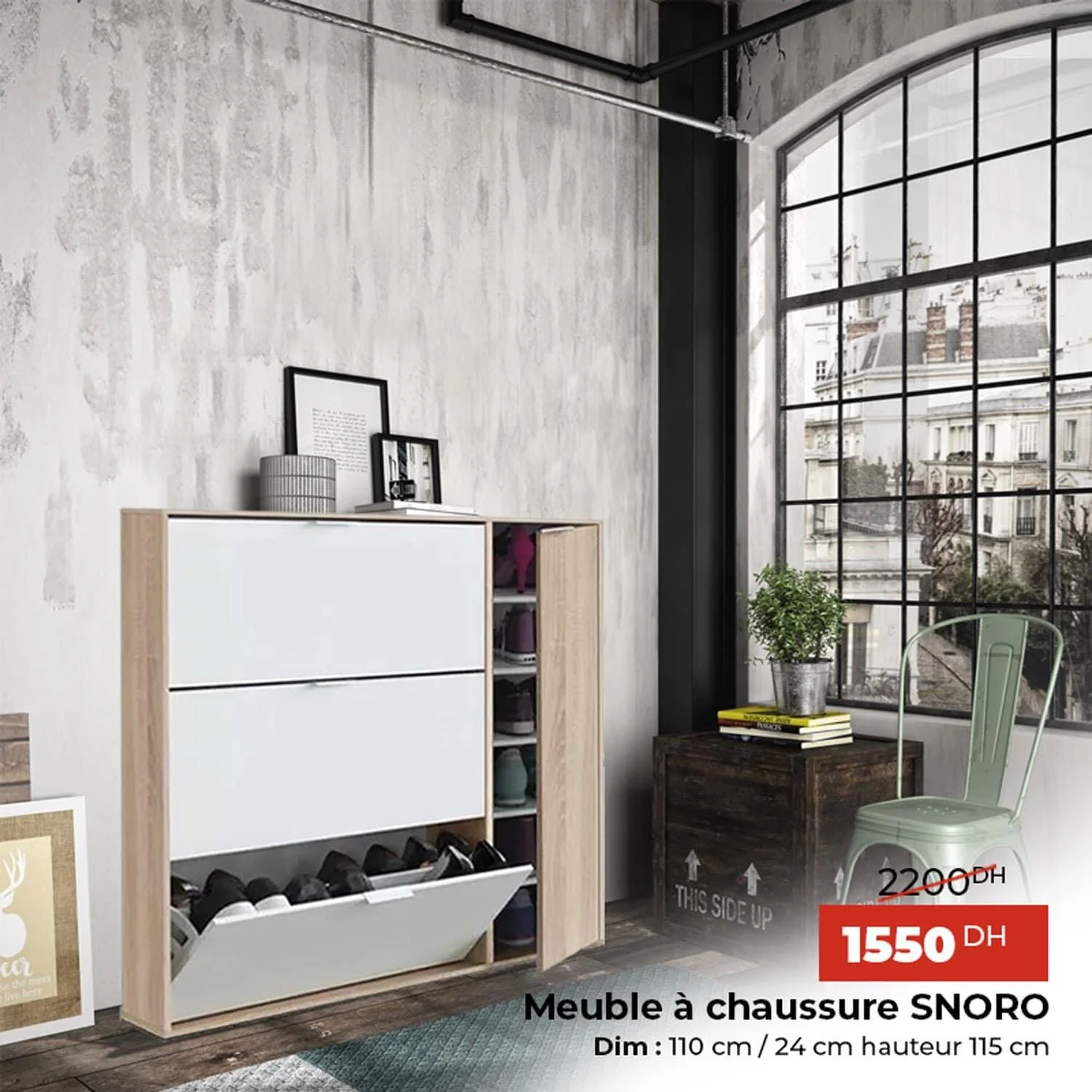 Meuble à chaussures SNOR - Image 3