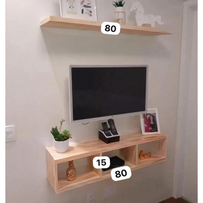 SHARK, Meuble Tv 80 cm avec Etagère - Image 5