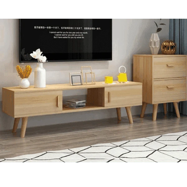 SCANDI, Meuble Tv, 140cm, Salon et séjour - Image 8