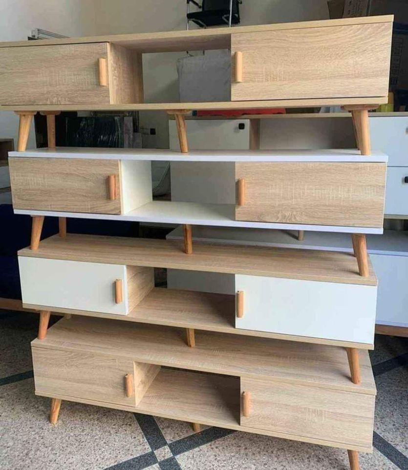 SCANDI, Meuble Tv, 140cm, Salon et séjour - Image 3