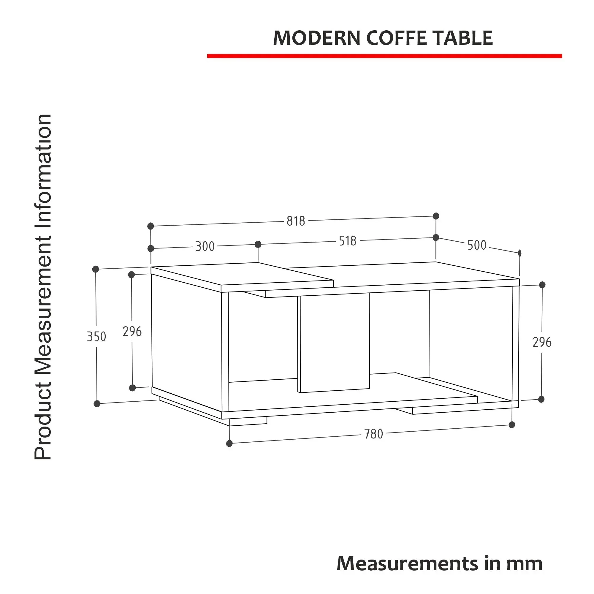 Table basse Anthracite DAVA - Image 5